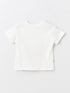 LC Waikiki Crew Neck Printed Short Sleeve Baby Girl T-Shirt